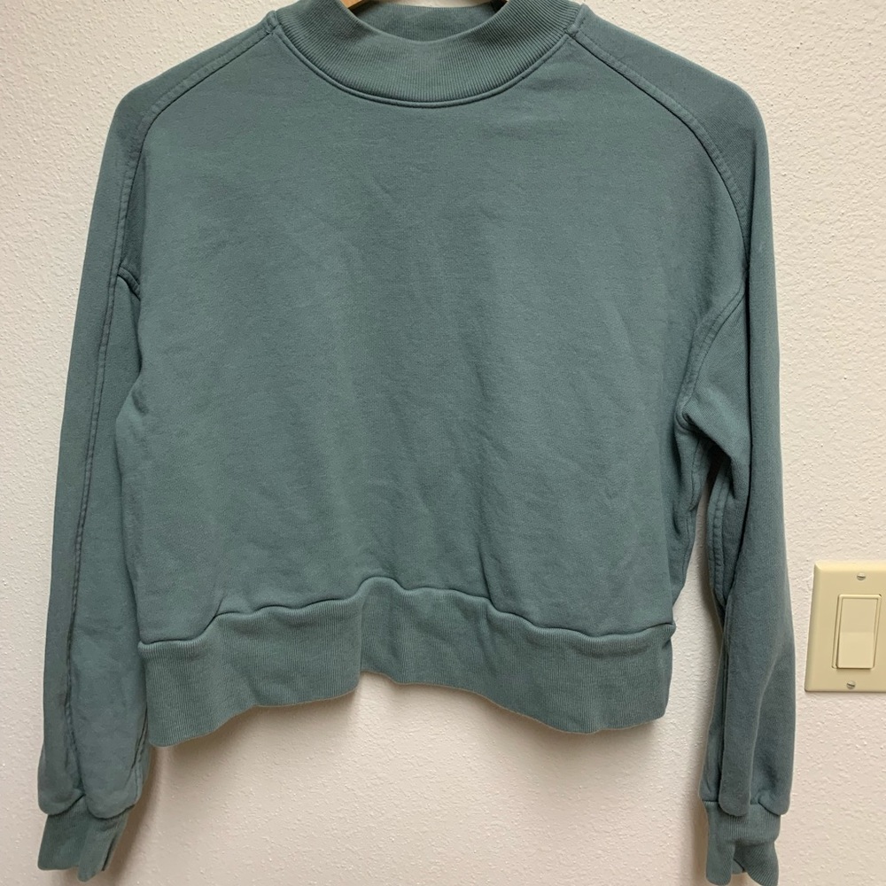 Everlane the track cropped sweatshirt